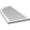Ekena Millwork Quarter Round Top Left Surface Mount PVC Gable Vent w/ 2"W x 1-1/2"P Brickmould Frame, 18"W x 42"H GVPQL18X4202SN - alternate 3